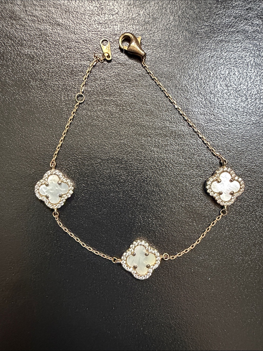 Gold Clover Bracelet
